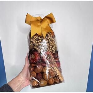 Pumpkin Swirl Potpourri Pier 1 Imports Big Bag of Pods Seeds Pumpkin Wheat